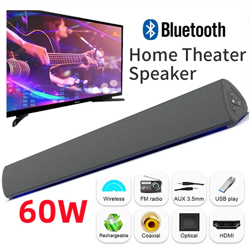 Gaming Speaker 2.1 - 무선 TV PC 사운드바, 블루투스 스피커,