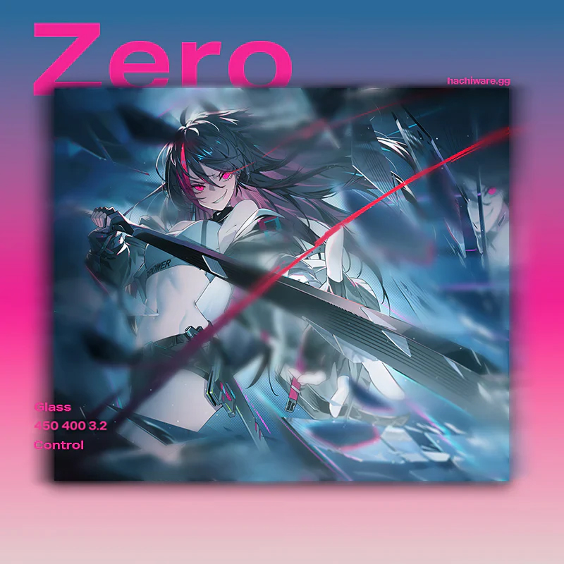 새로운 유리 마우스 패드 H-Hachiware Zero - Esports Gaming Brands 리뷰 및 가격
