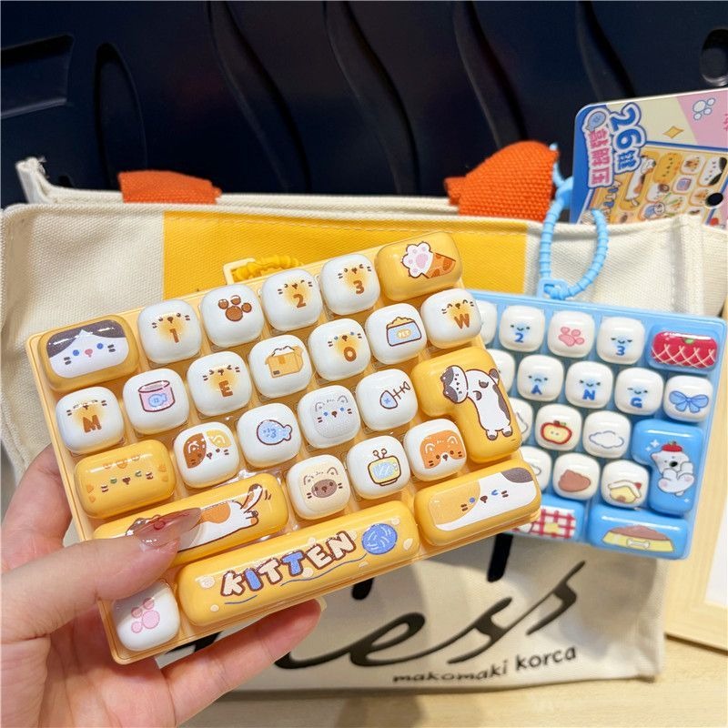 트렌디하고 귀여운 키보드 모양의 스트레스 해소 키체인  - Keyboard Tenkeyless 리뷰 및 가격