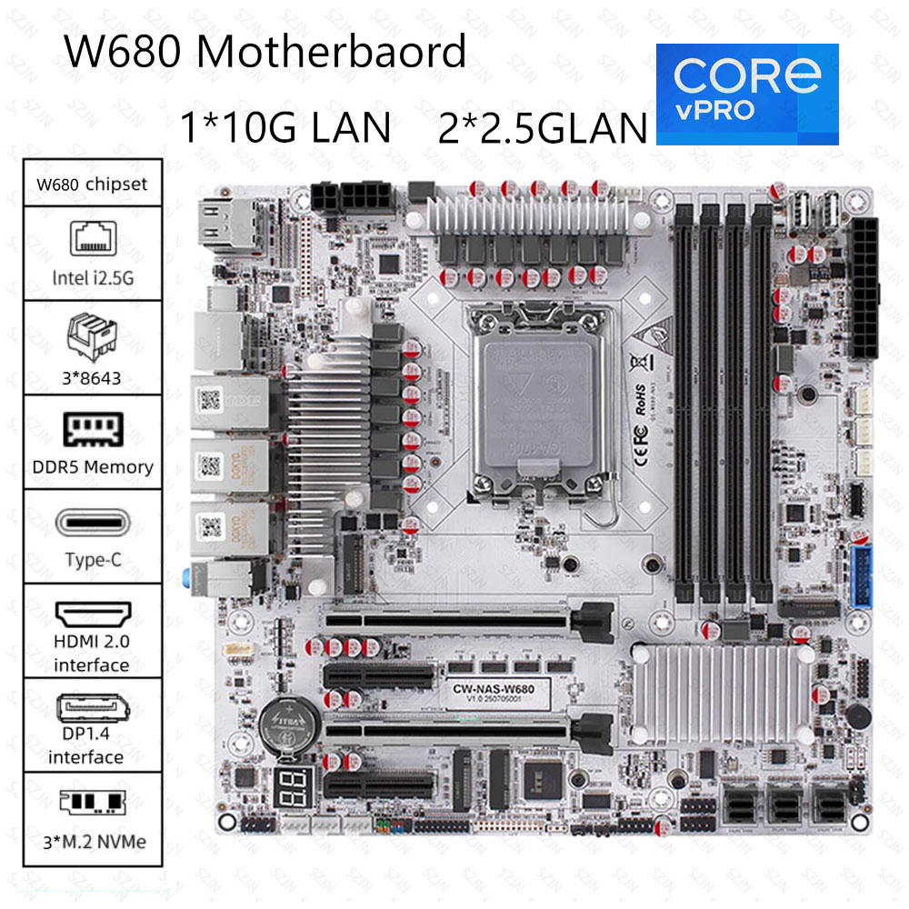 CWWK W680 마더보드 AIO 나스 서버 DIY 지 - Gaming Speaker 2.1 리뷰 및 가격