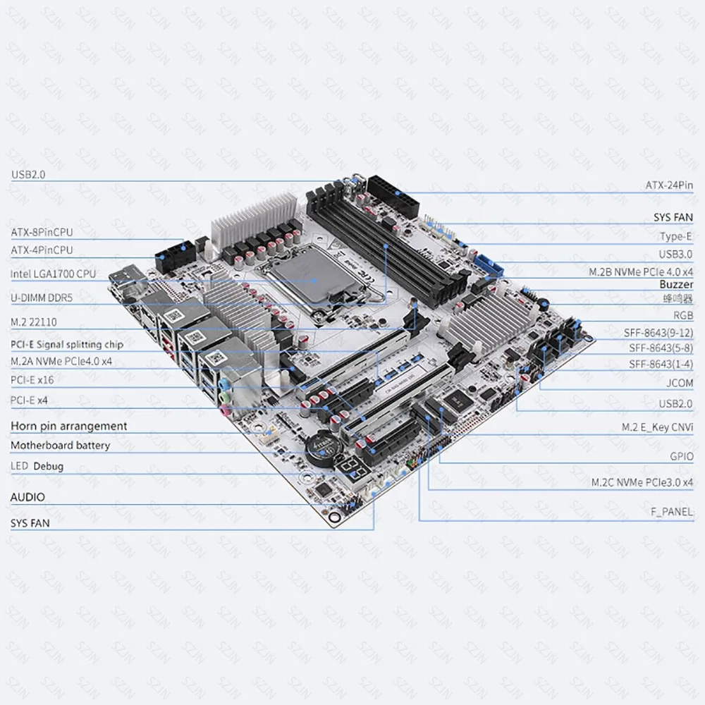 CWWK W680 마더보드 AIO 나스 서버 DIY 지 - Gaming Speaker 2.1 리뷰 및 가격