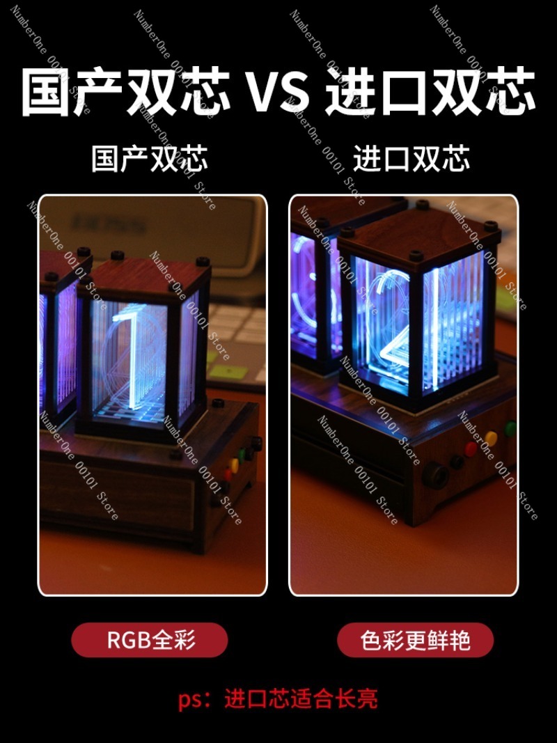 RGB 글로우 튜브 시계, LED 조명 E-스포츠 책상 - Esports Gaming Youtube 리뷰 및 가격