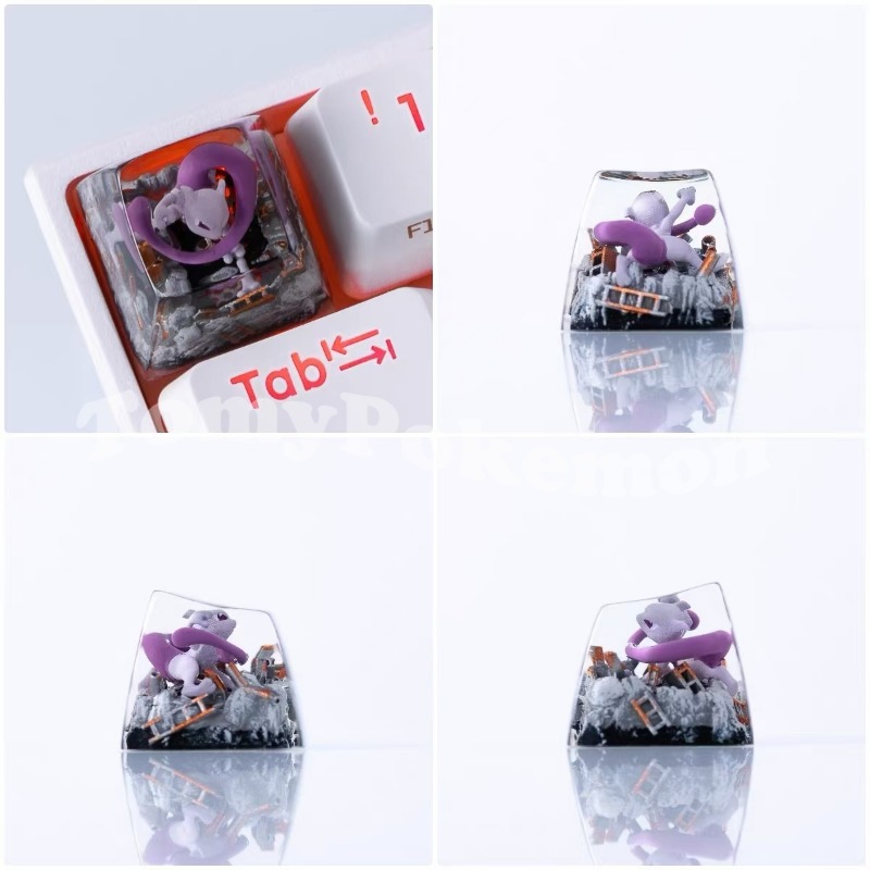 Mewtwo 우산 크로스 샤프트 포켓몬 키캡, 피카츄  - Keyboard Tenkeyless 리뷰 및 가격