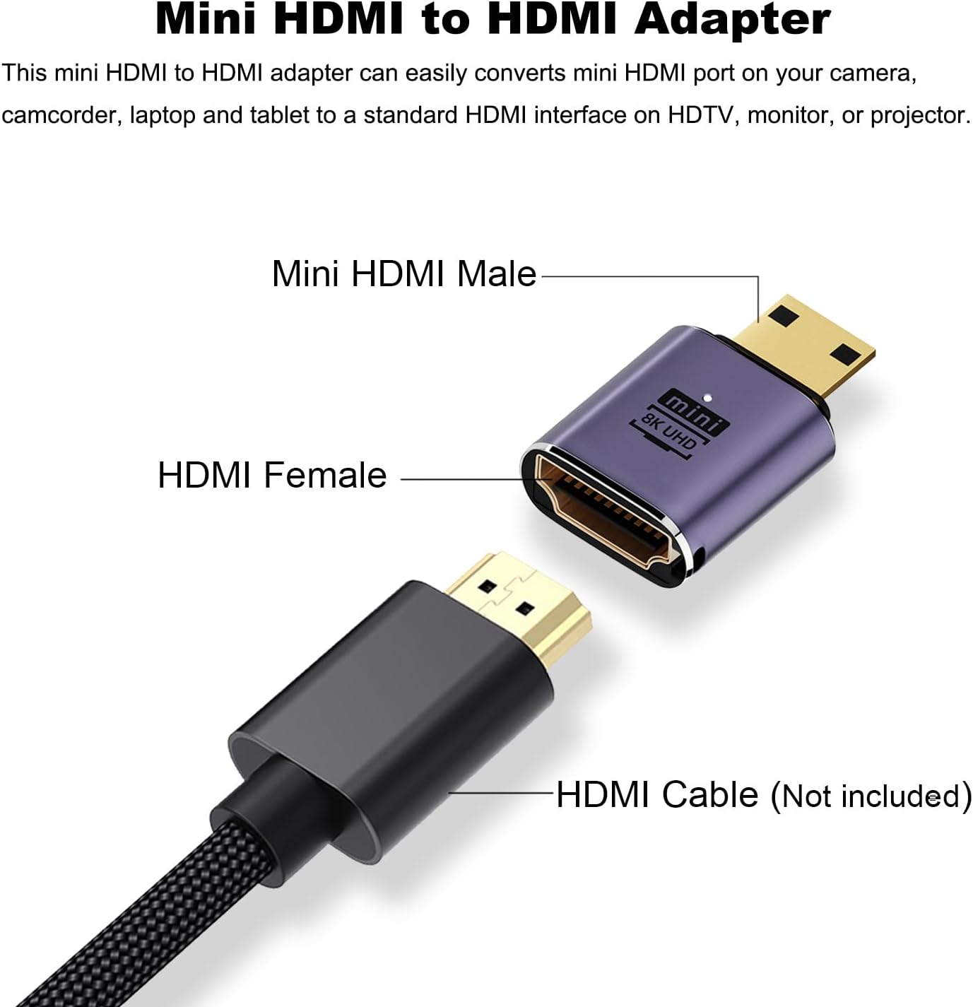 미니 HDMI 남성-여성 어댑터 4K 8K 60Hz 연 - Gaming Speaker 2.1 리뷰 및 가격