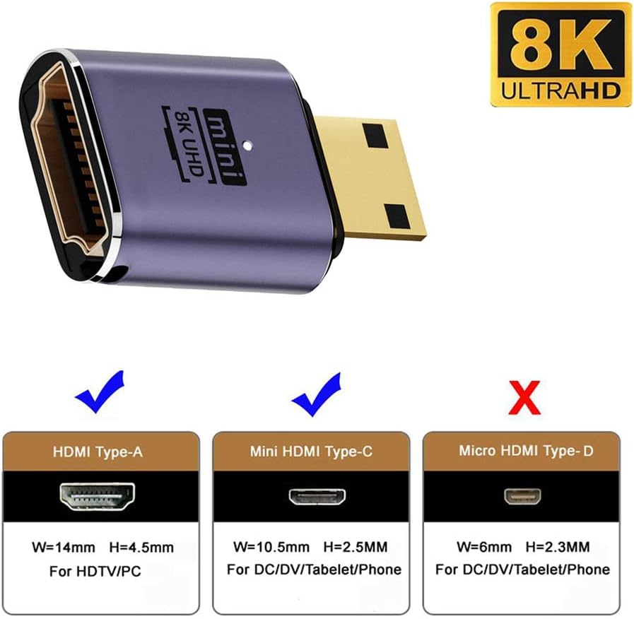 미니 HDMI 남성-여성 어댑터 4K 8K 60Hz 연 - Gaming Speaker 2.1 리뷰 및 가격